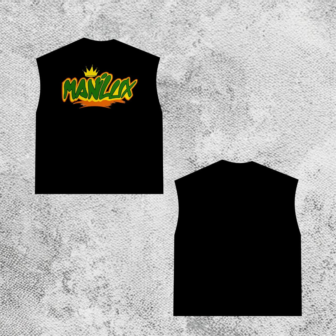 MANILUX Crown Edition Armless Tee - Black by Manilux - Manilux